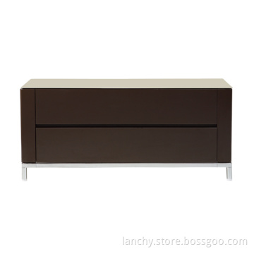 Modern Storage Cabinet with Metal Base (CB-115A)